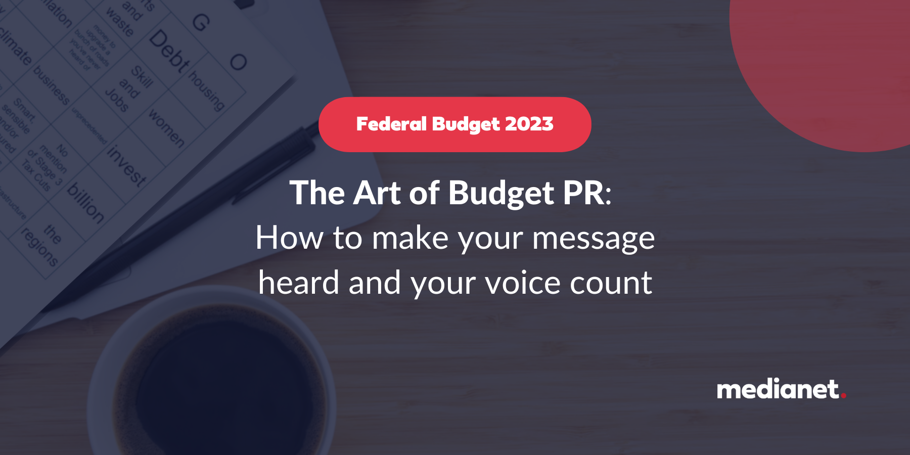 The Art of Budget PR: How to make your message heard and your voice count