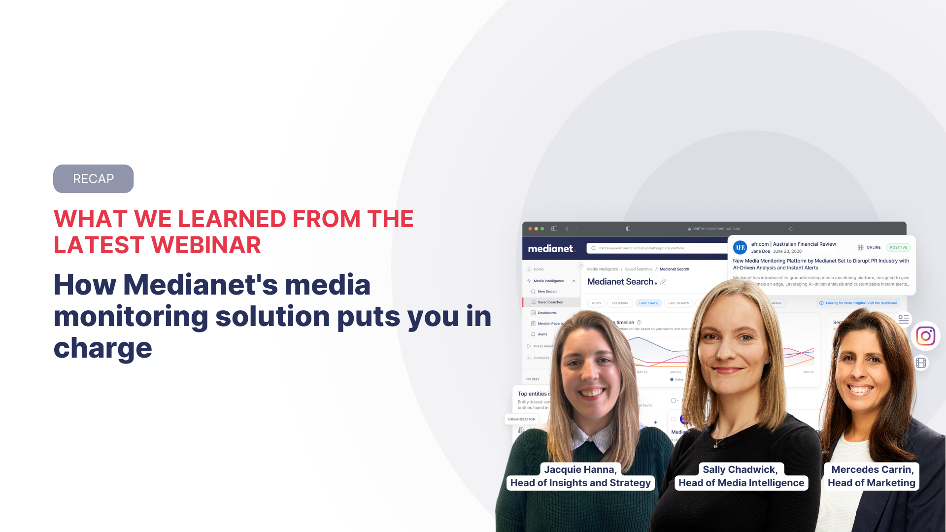 WEBINAR RECAP: How Medianet's Media Monitoring solution puts you in charge